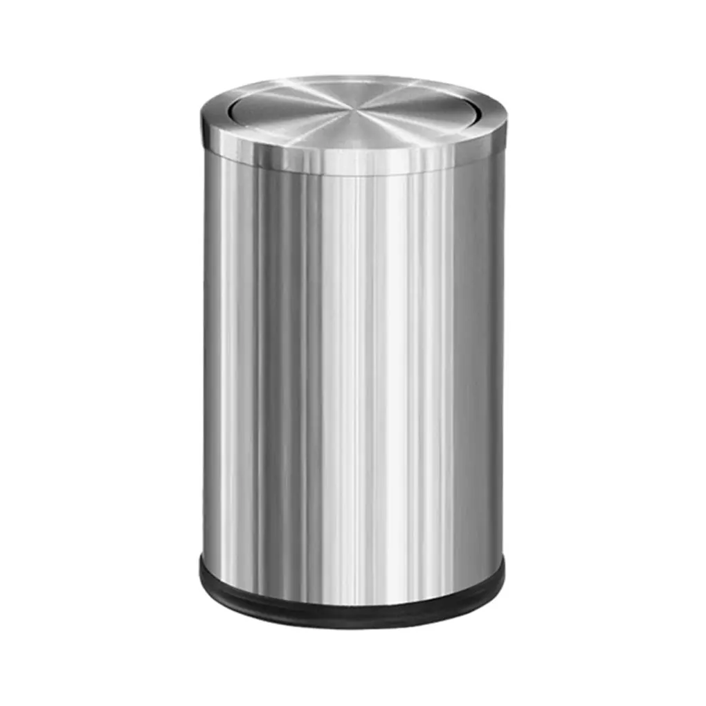 Rust-proof Stainless Steel Garbage Can - For Bathroom Or Bedroom Modern   Steel Trash