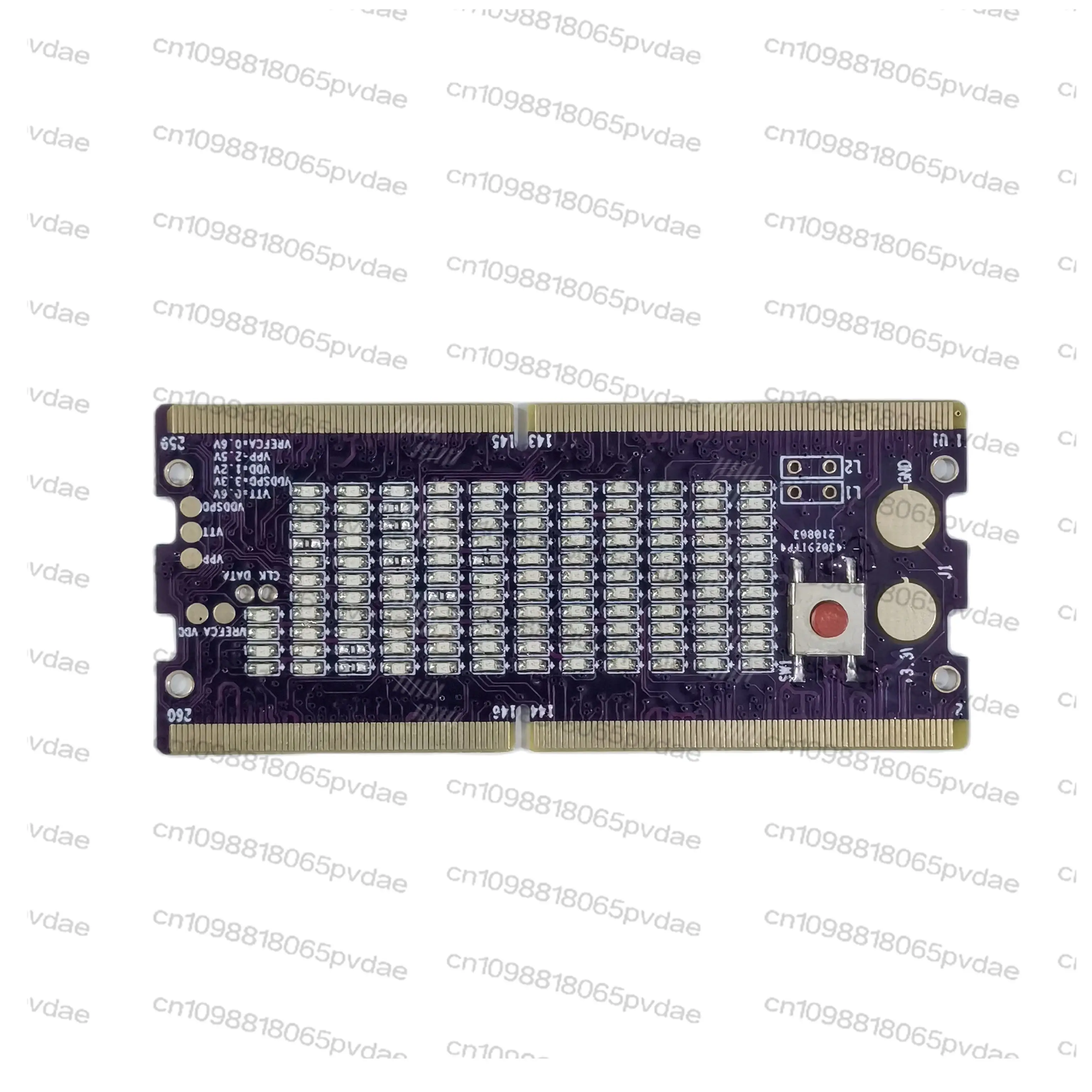 Notebook motherboard memory DDR4 forward and reverse dual-use test card dual-use tester memory slot test card