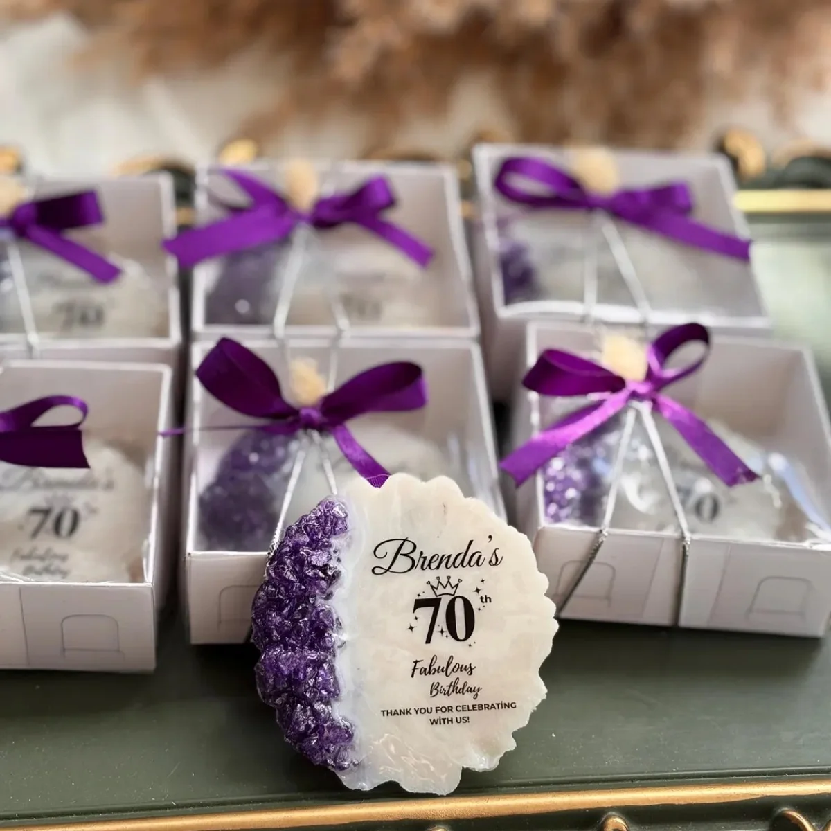 

40th 50th 60th 70th 80th Birthday Magnet Favors: Adult Birthday Party Favors