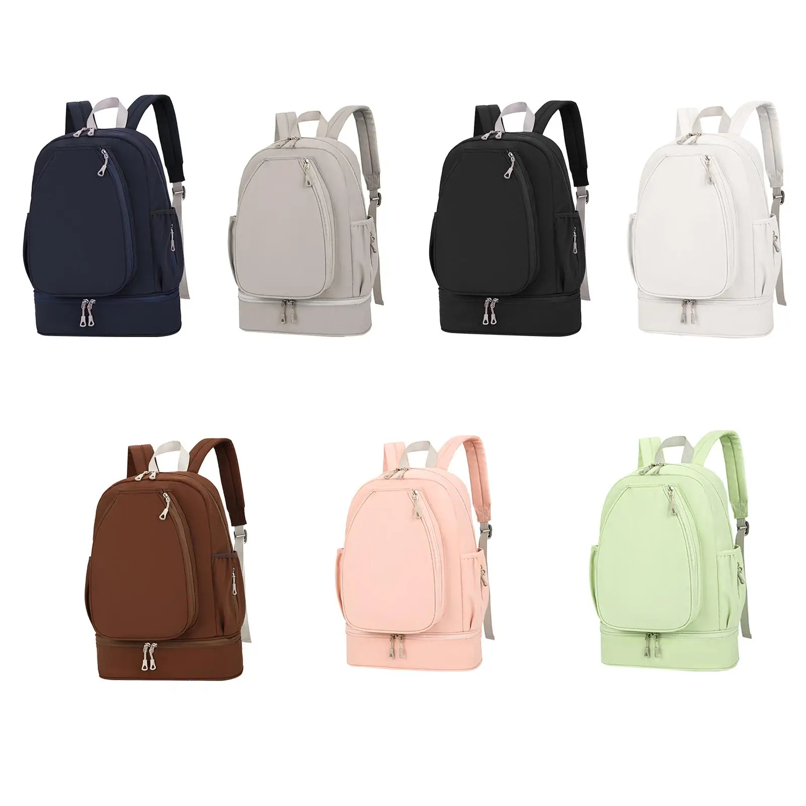 

Tennis Bag Laptop Backpack Daypack Side Pocket for Outdoor Badminton Hiking