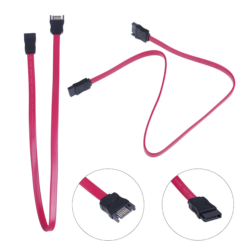 1pcs 7 Pin 0.5M HDD Serial ATA SATA Male To ESATA Female Converter Data Cable SATA Extension Cable Cord For Computer Hard Disk
