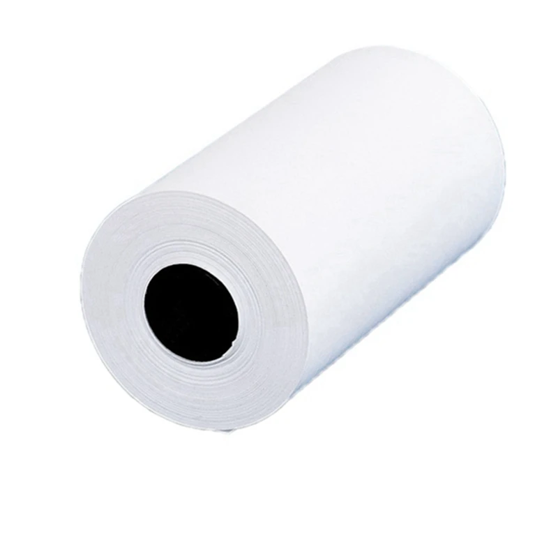 O papel térmico Rolls do recibo, caixa registadora, se encaixa a máquina do cartão de crédito, 57x30mm, 15Rolls