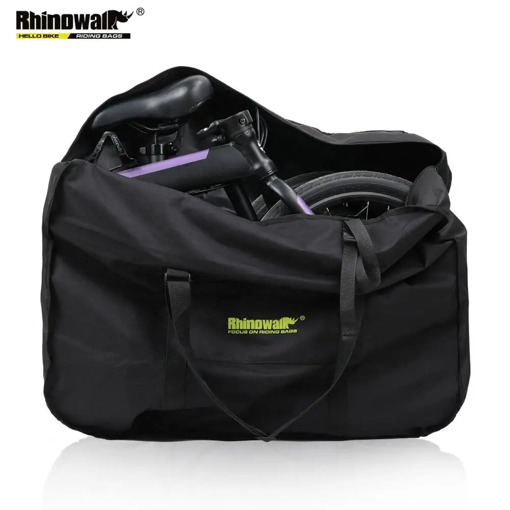 

Rhinowalk 16 "20" Складная сумка для переноски велосипеда Портативная сумка для переноски велосипеда Велосипедный транспортный чехол Дорожная сумка для велосипедных аксессуаров