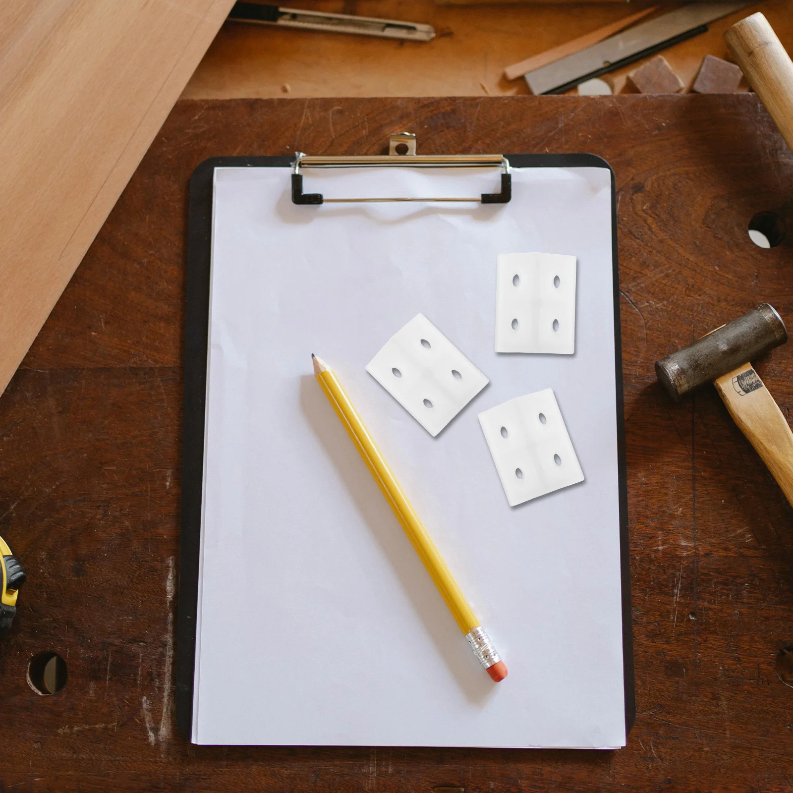 

20Pcs Corner Bracket Set Plastic L Shape Supports for Cupboard Shelf Cabinet Joint Fixing Heavy Load Bearing Angle Connectors