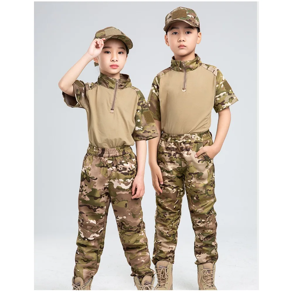 New Outdoor Expansion Uniform Suit for Children Outward Movement Camp Training Uniform for School Students