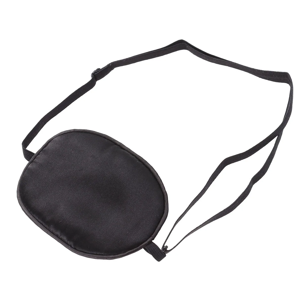 

Silk Patch Premium Soft Adjustable For Amblyopia Lazy Eye Adult Kids Black Pirate Style Single Eye Cover