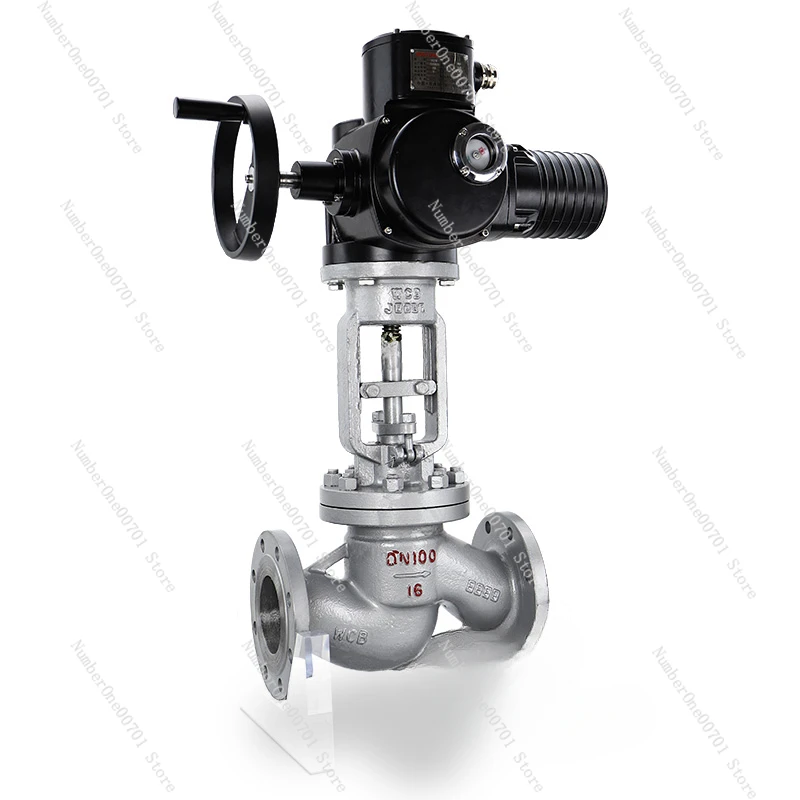 

J941H-16C Electric Cast Steel Stop Valve Stainless Steel Flange Steam Valve Manual/Electric Dual-Use Type Dn125 150 4-Inch