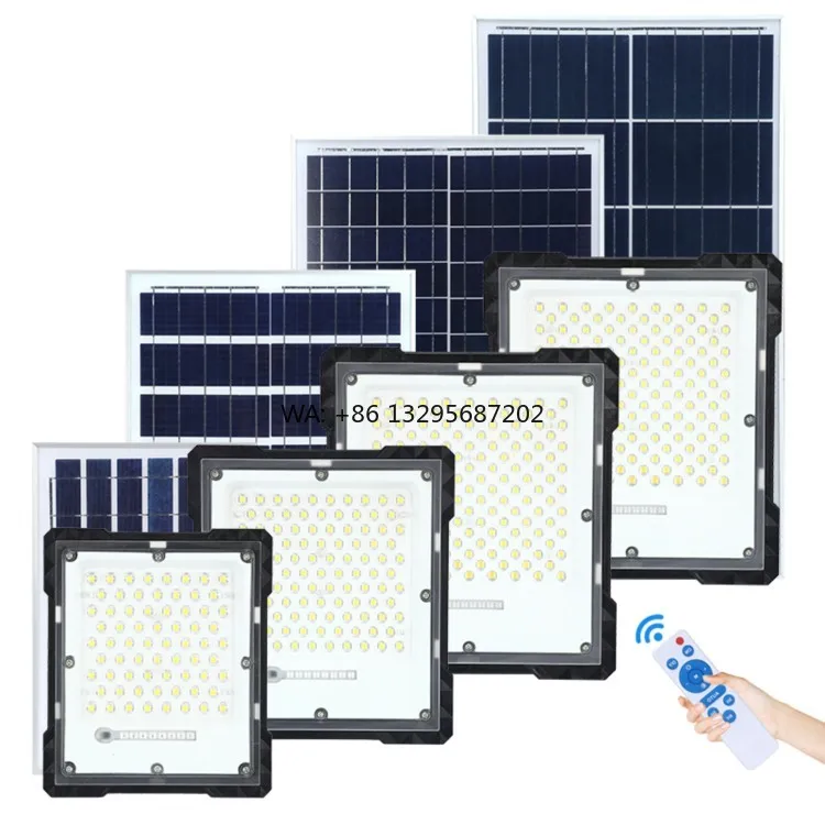 

High Quality Solar Flood Light Ip65 Waterproof Garden 50W 100W 150W 200w Solar LED Flood Light