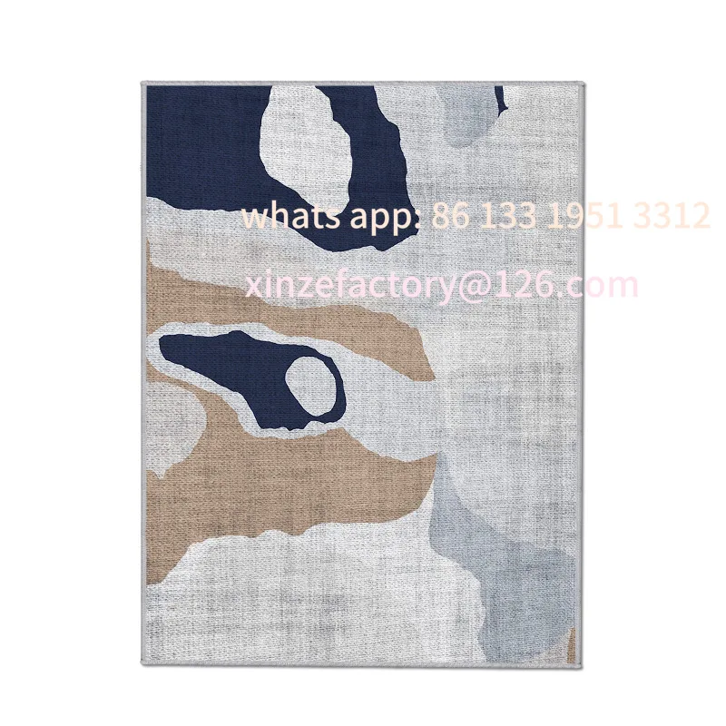 

Quiet Wind Living Room Carpet Waterproof Wiping Bedside Blanket Sofa Coffee Table Mat Entrance Bedroom Floor Mat Light Luxury Pr