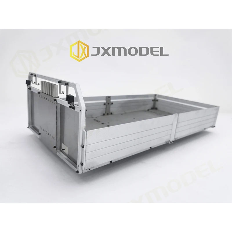 JXMODEL 1/14 F1650 truck-mounted railing board long and short cargo box metal car box