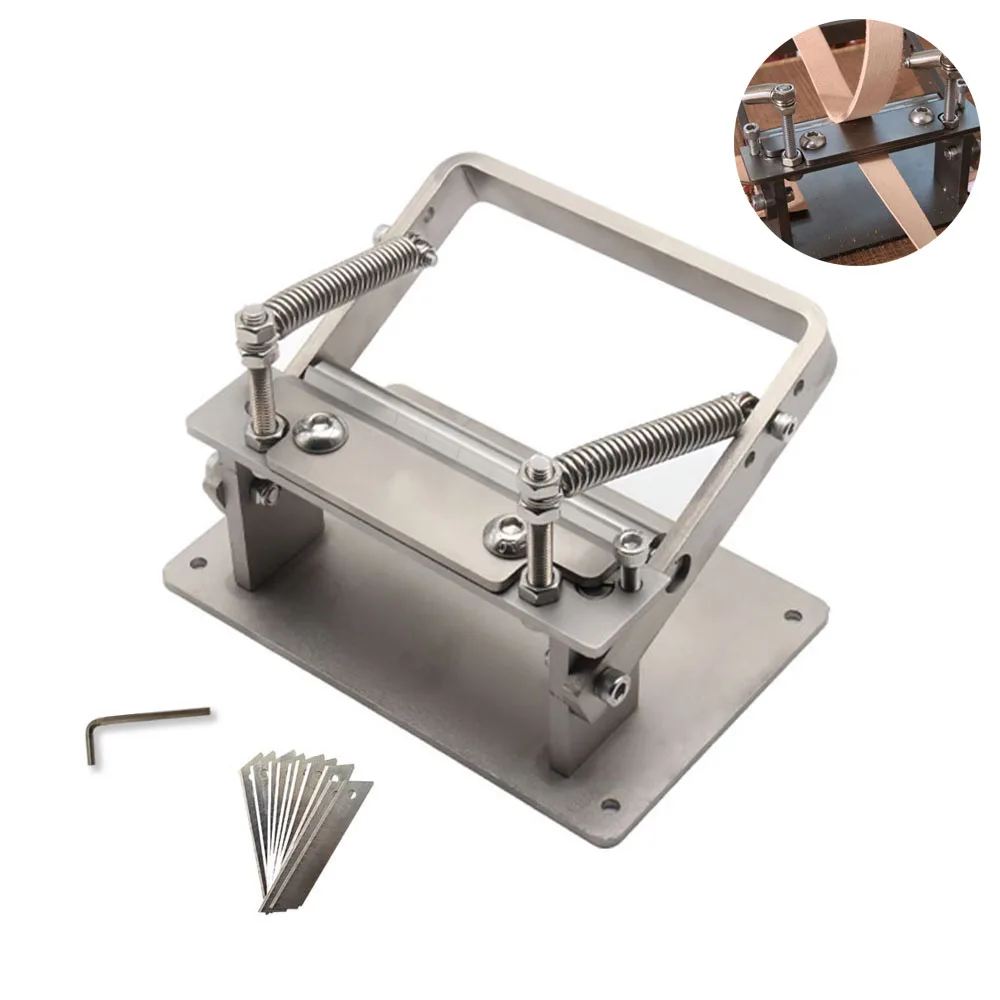 

1pc Leather Art Leather Tools All Stainless Steel DIY Plant Tanning Leather Peeling and Thinning Machine