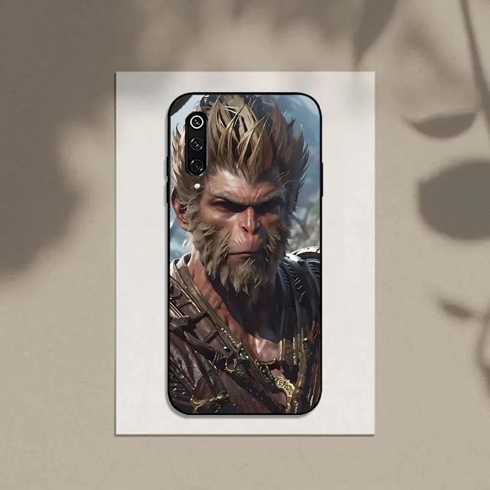 Black MythWuKong、wukong Phone Case For Xiaomi 11 Redmi Note 11 5G 8T 9A 9 10T Note8Pro Note9 12SUltra Black Case