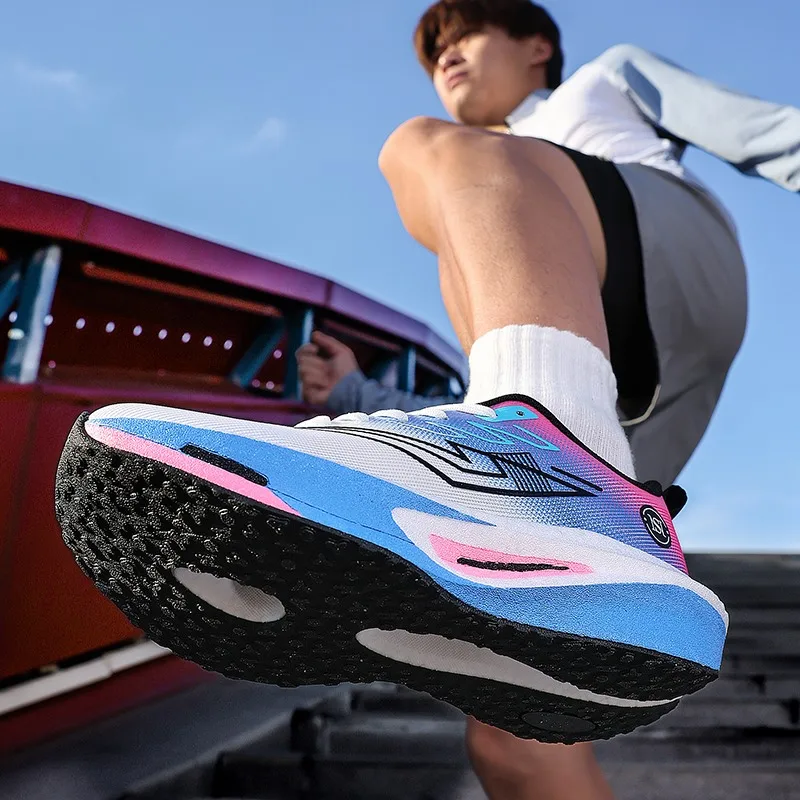 Running Shoes Speciality Carbon Board Marathon Men Sports Breathable Lightweight Women's Comfortable Athletic Nonskid Sneakers - Image 5