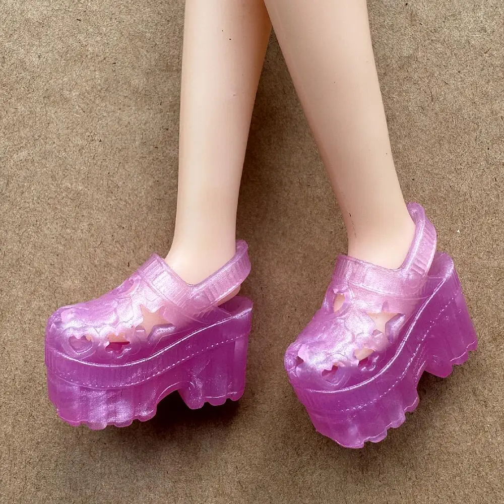 1/6 Maßstab Licca Puppenschuhe DIY High Heels & Flachsohlen Deko-Spielzeug für Puppenzubehör – Detail 33
