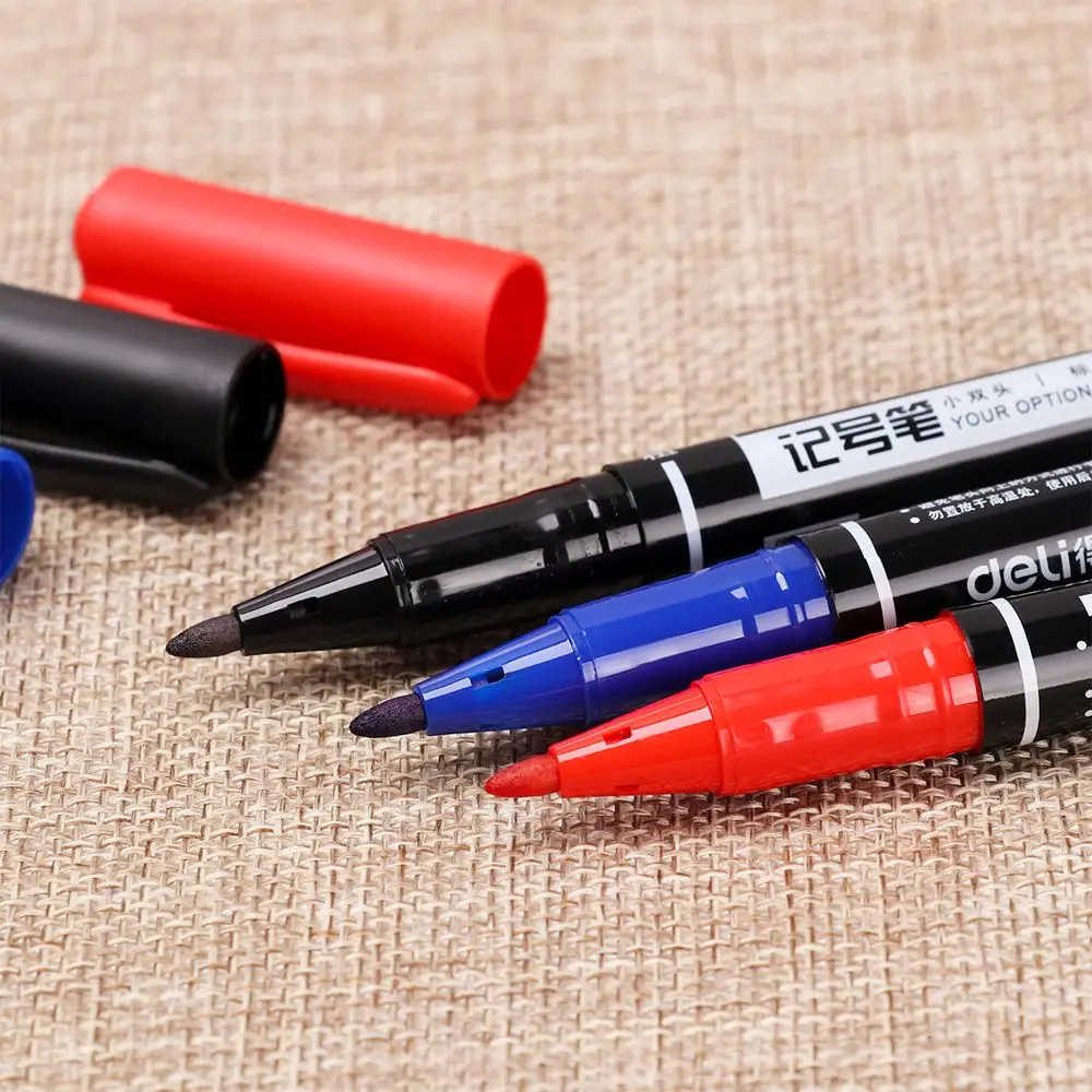 

1/3pcs High Quality Fast Dry Graphic Drawing Hook Line Fine Point Marker Sketch Pens Twin Tip