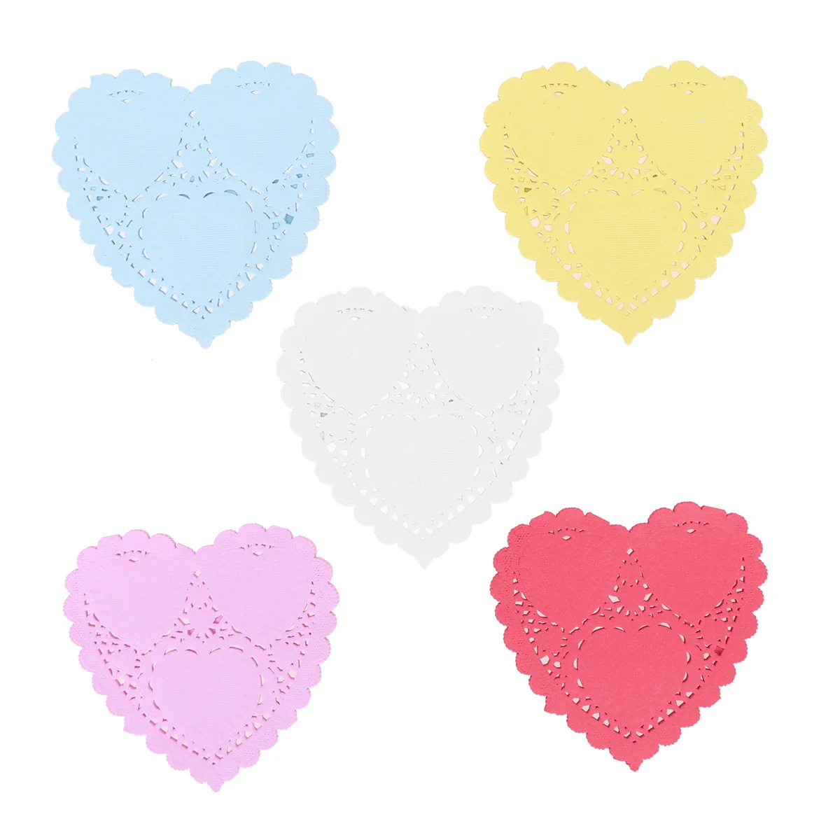 

100 Pcs Lace Paper Cake Base Hollow Reusable Easy Clean Wedding Fondant Practice Cake Boards Tray Serving