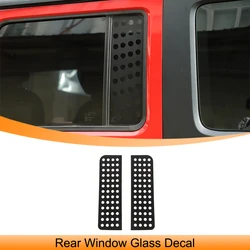Car Rear Window Door Triangle Glass Panel Decoration Cover Trim for Jeep Wrangler JK 2007-2017 4-Doors Auto Exterior Accessories