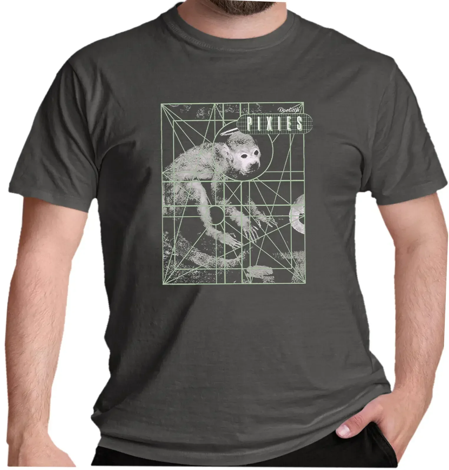 Pixies T Shirt Doolittle Monkey Grid OFFICIAL Alt Rock Album NEW S M L XL XXL long or short sleeves