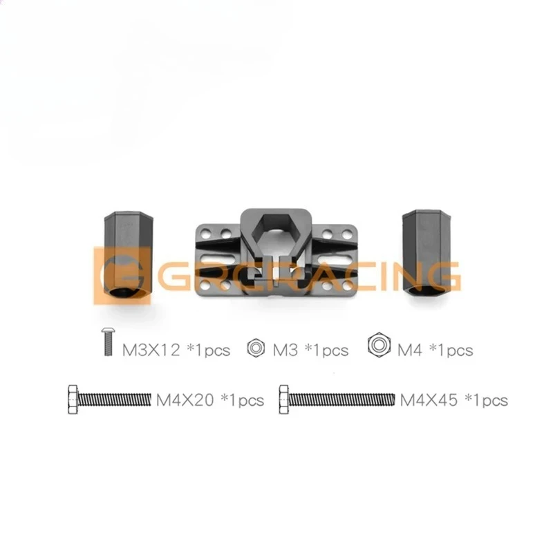 GRC – support de pneu fixe universel pour siège de roue de secours, pour voiture sur chenilles 1/10 RC Traxxas TRX4 1/14 Tamiya RC camion remorque, pièces de bricolage