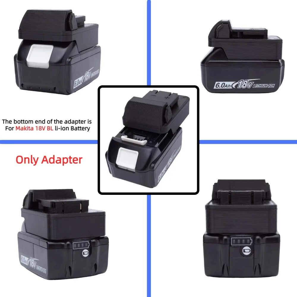 Imagem -05 - para Makita 18v bl Li-ion Adaptador de Bateria Conversor para Ferramentas de Broca sem Fio de Lítio Deko 20v Apenas Adaptador