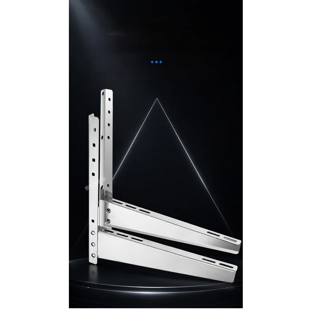 Stainless Steel Bracket For 1-5P Outdoor Unit, 200KG Load Wall Mount Holder, Outdoor AC Unit Hanging Bracket, Triangle Rack