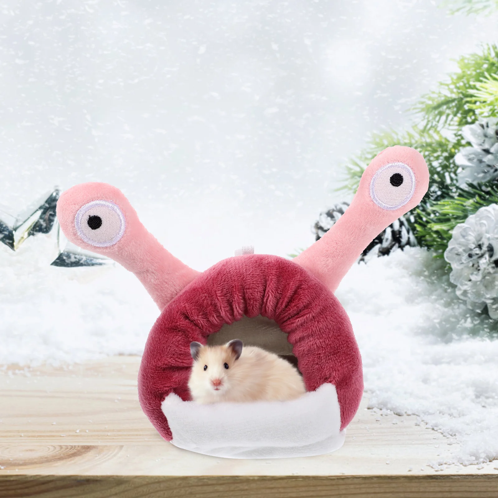 

1Pcs Cotton Warm Hideout Hamster Bed Cozy Shelter Chic Guinea Pig House Small Pet Hut