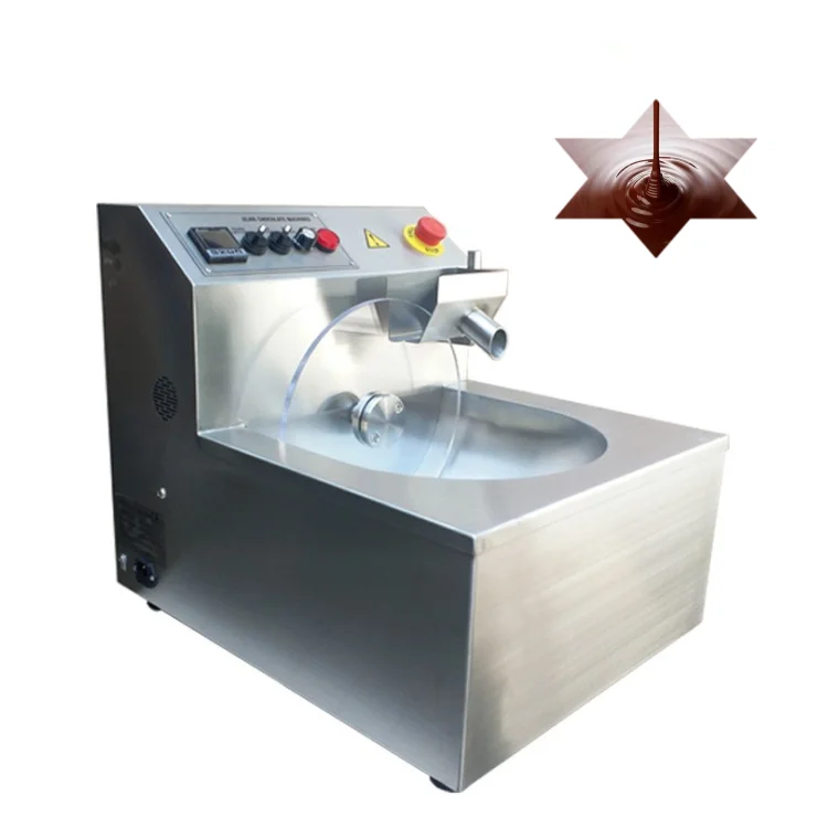 多機能チョコレート溶解/テンパリング/コーティング製造機 小型金型成形機械