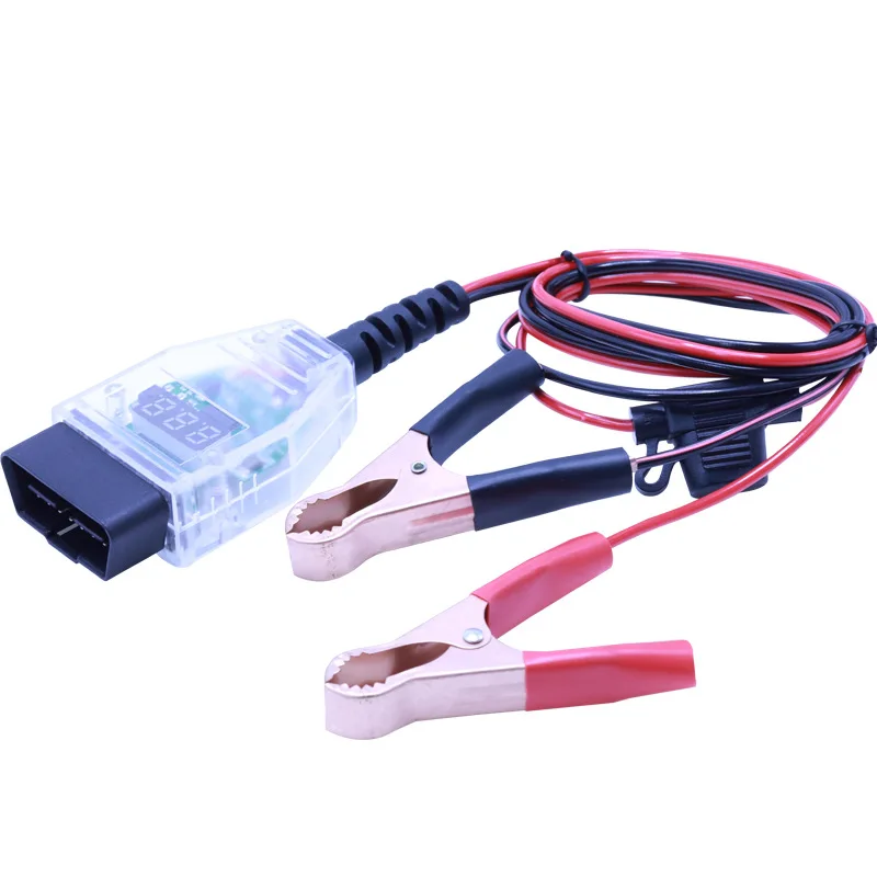 Automotive OBD uninterruptible battery replacement tool to replace battery leakage detection tool