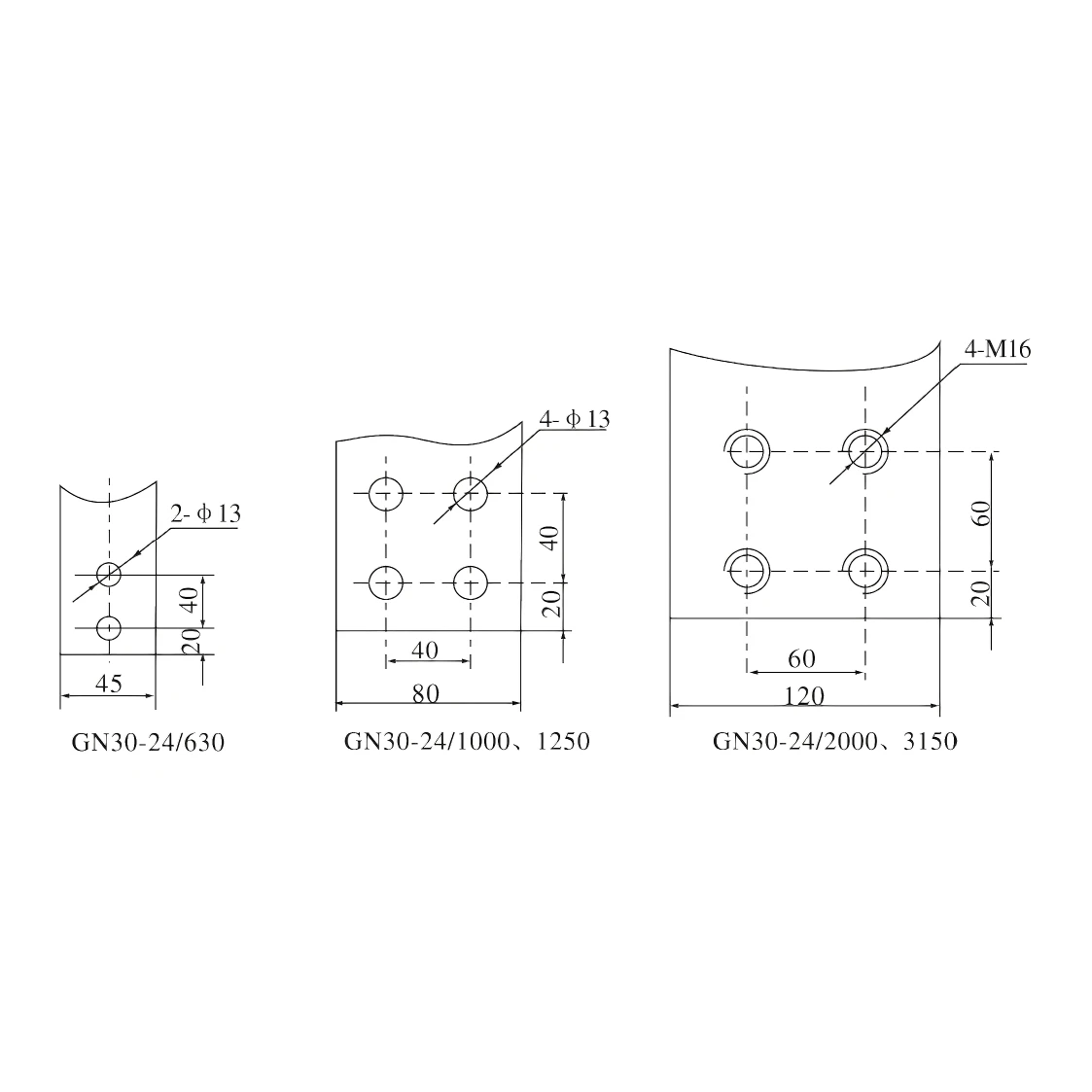 GN30-24 High Voltage 22kV Vacuum Circuit Breaker Electrical Rotary Switch Category Switch Disconnector