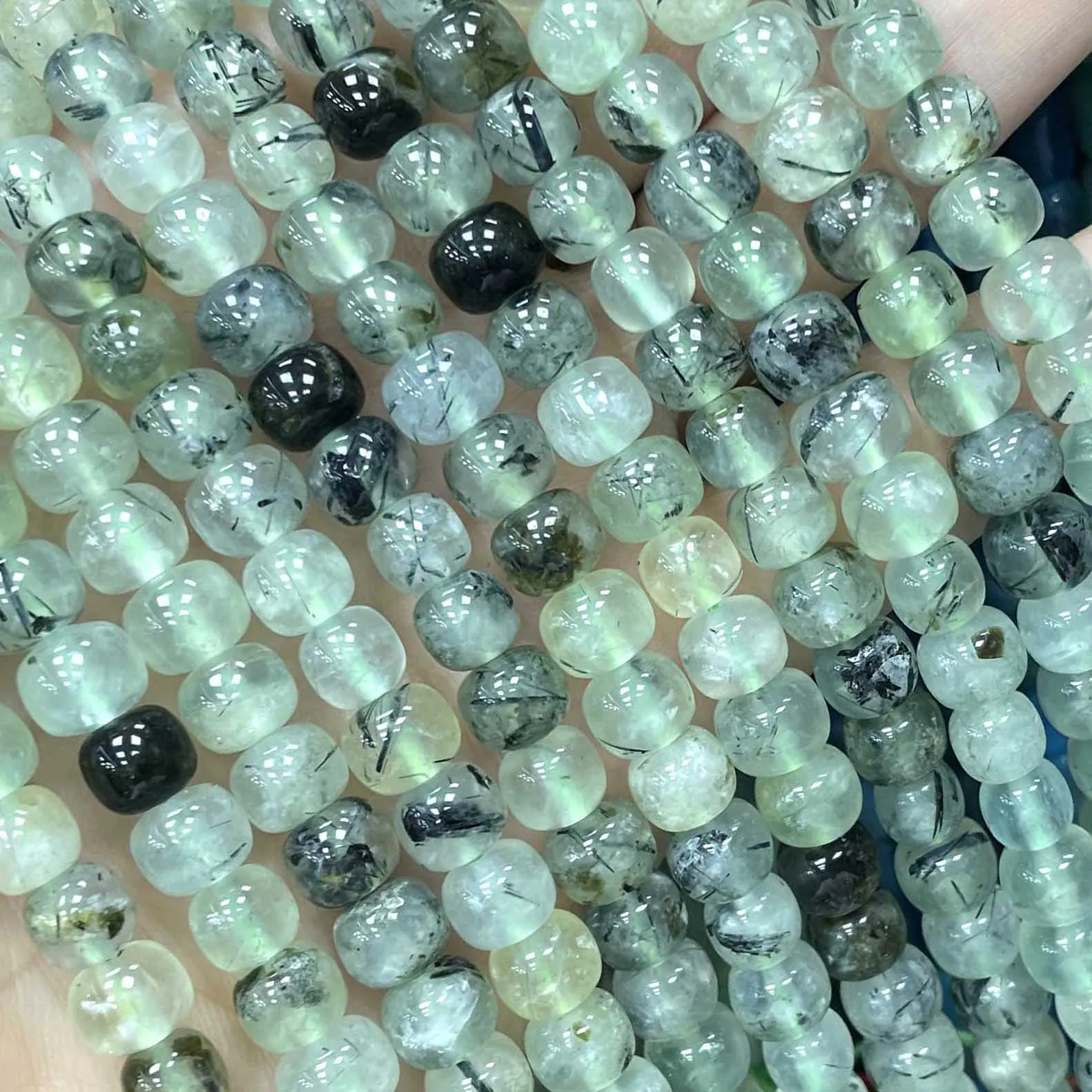 7X8MM Natürliche Edelsteinperlen Vintage Citrin Aquamarin Apatit Lose Zwischenperlen für Schmuckherstellung DIY Armband Anhänger Zubehör – Detail 8