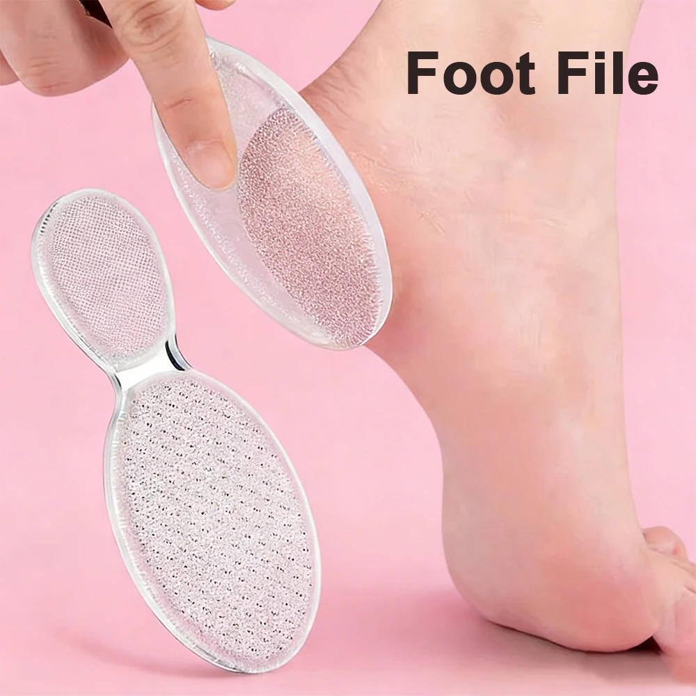 

1 pcs Clear Nano Glass Foot File Foot Heel Scrubber File Hard Dead Skin Callus Remover Handy Pedicure Exfoliator Care Foot Tools