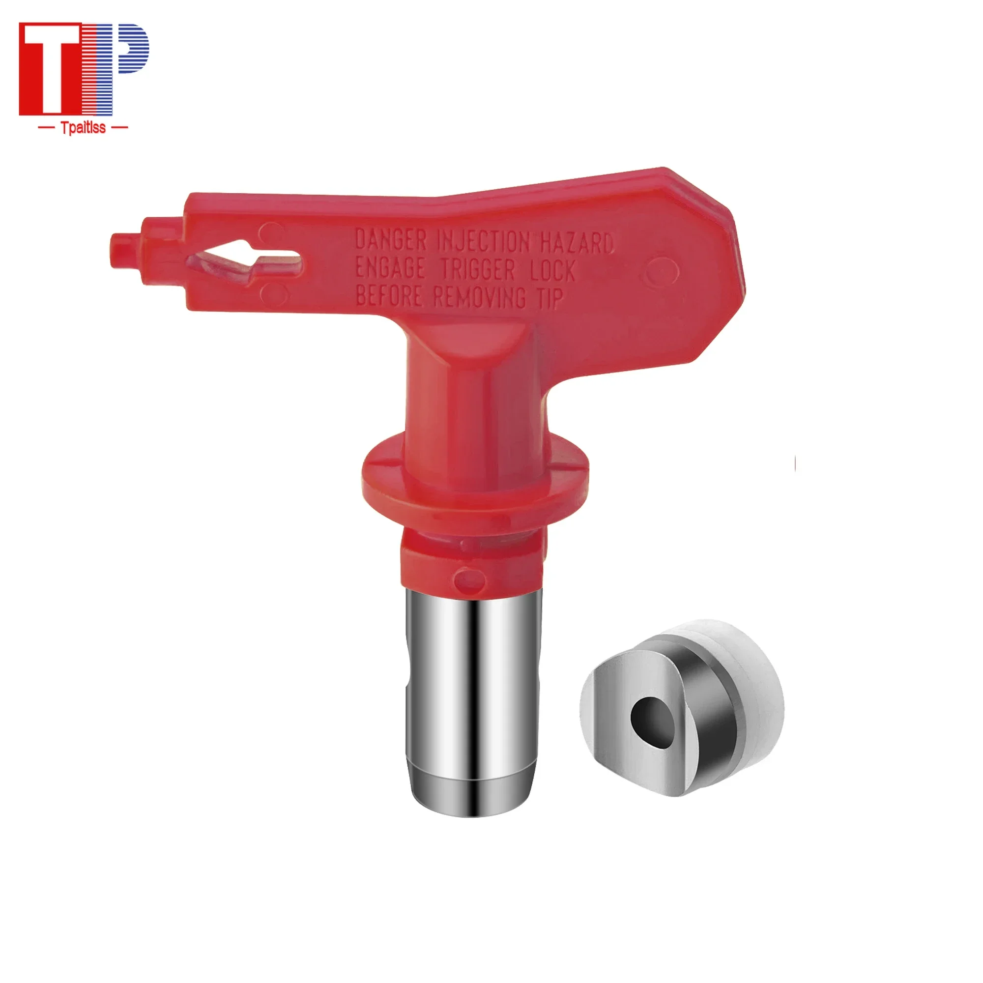 Tpaitlss-Pistolet pulvérisateur sans air, buse d'étanchéité, pointe de la série rouge, pulvérisateur de peinture, outils électriques de jardin