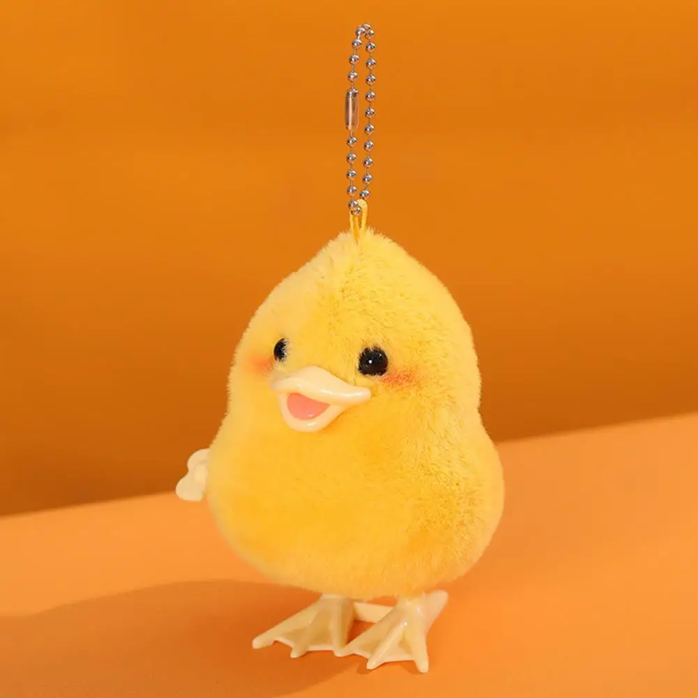 Soft Chick Toy Wind-up Chick Toy Wind-up Plush Chick Frog Toy Set Clockwork Spring Jumping Chicken Dolls Party for Children