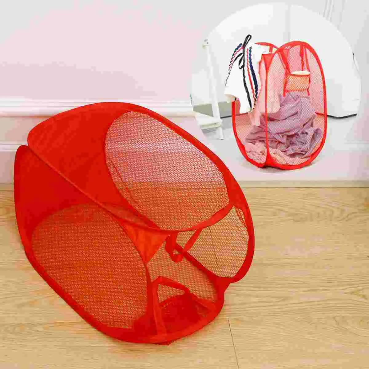 

Dirty Clothes Basket Foldable Laundry Hamper Toy Storage Collapsible Baskets Household Bins