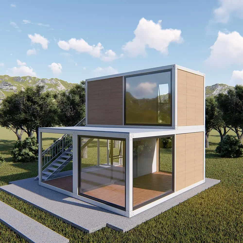 Container mobile house high-end design customized creative mobile integrated house commercial block coffee shop sun room