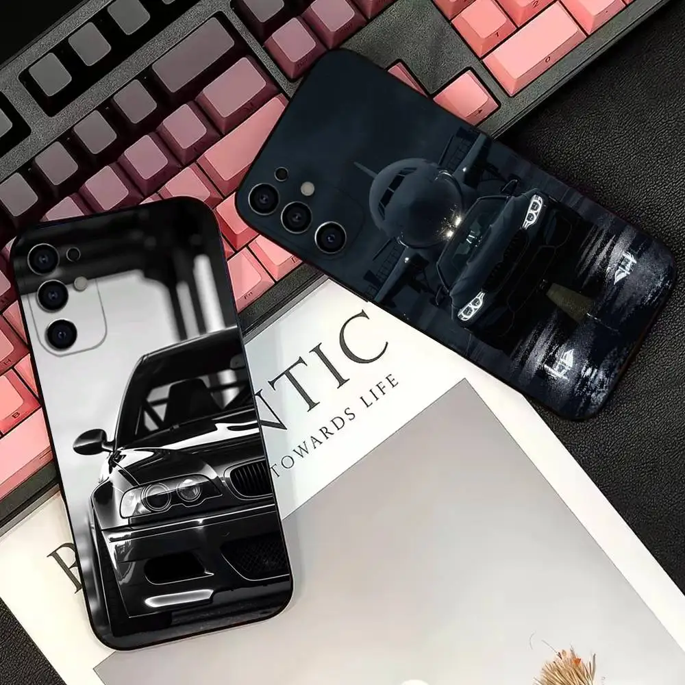 Sleek Car B Vibe Phone Case Transparent Silicone Soft For Samsung S25,S24,S21,S22,S23,S30,Ultra,S20,Plus,Fe