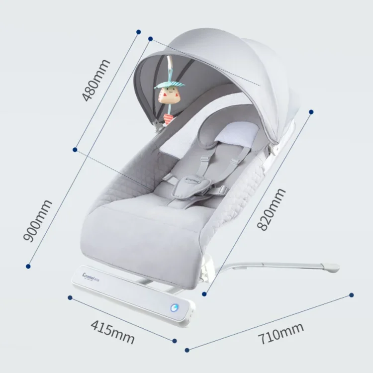 Berço elétrico para bebê recém-nascido, Infantil Balançando Sleeper, Automático