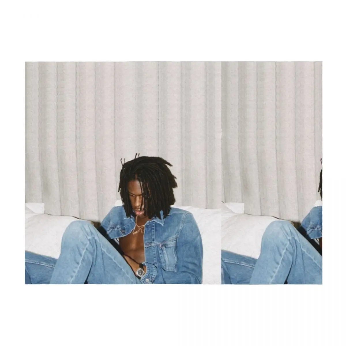 

Одеяло DANIEL CAESAR DENIM, одинарное полярное забавное подарочное детское одеяло