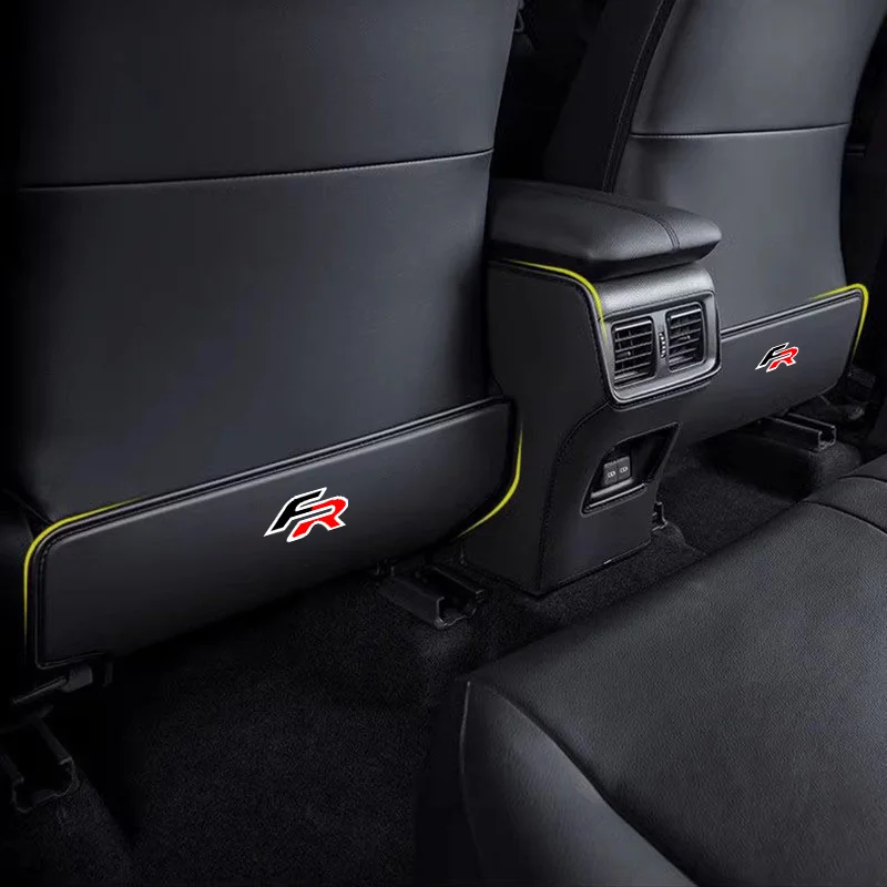 Protector de respaldo de asiento de coche, alfombrilla antipolvo y antipatadas para Seat Leon FR FR+ Cupra Ibiza Altea Exeo, accesorios de carreras Formula