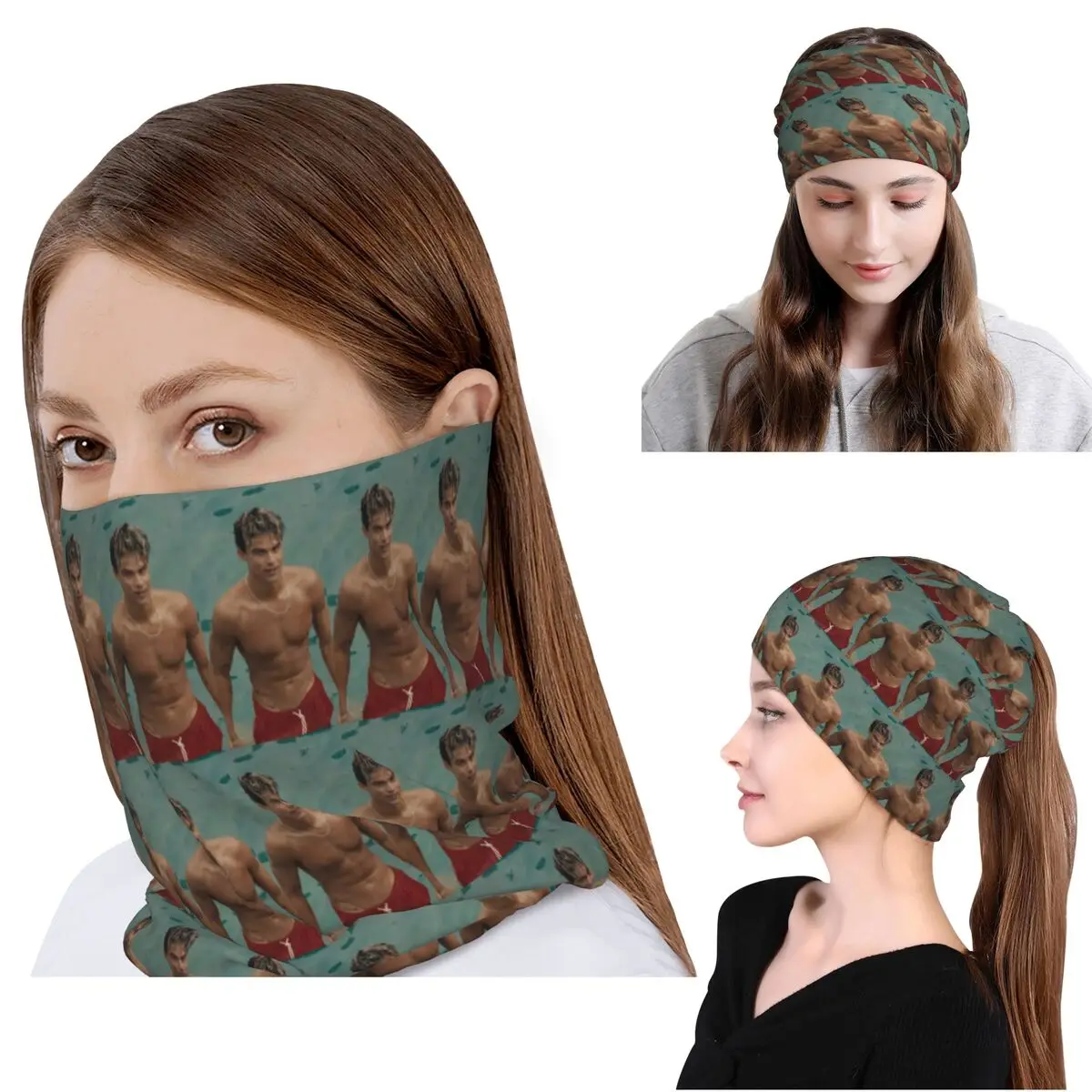 

Matthew Broome My Fault London Movie Bandana Neck Cover Mask Scarf Warm Face Mask Beanies Hat Unisex Adult Breathable