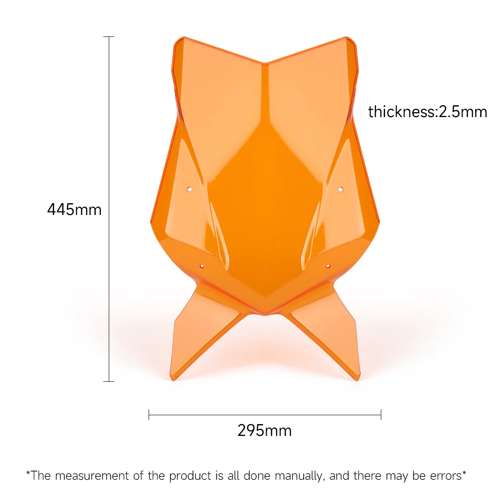 Motorcycle windshield windshield plate, and deflector are suitable for 790 2018-2024/ 890 2020-2023 3-color PC material - Image 6