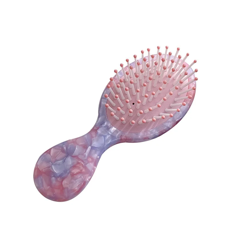 

French Retro Hair Comb, Acetate Board, Home Handheld Small Comb, Airbag Massage Comb, Portable Comb