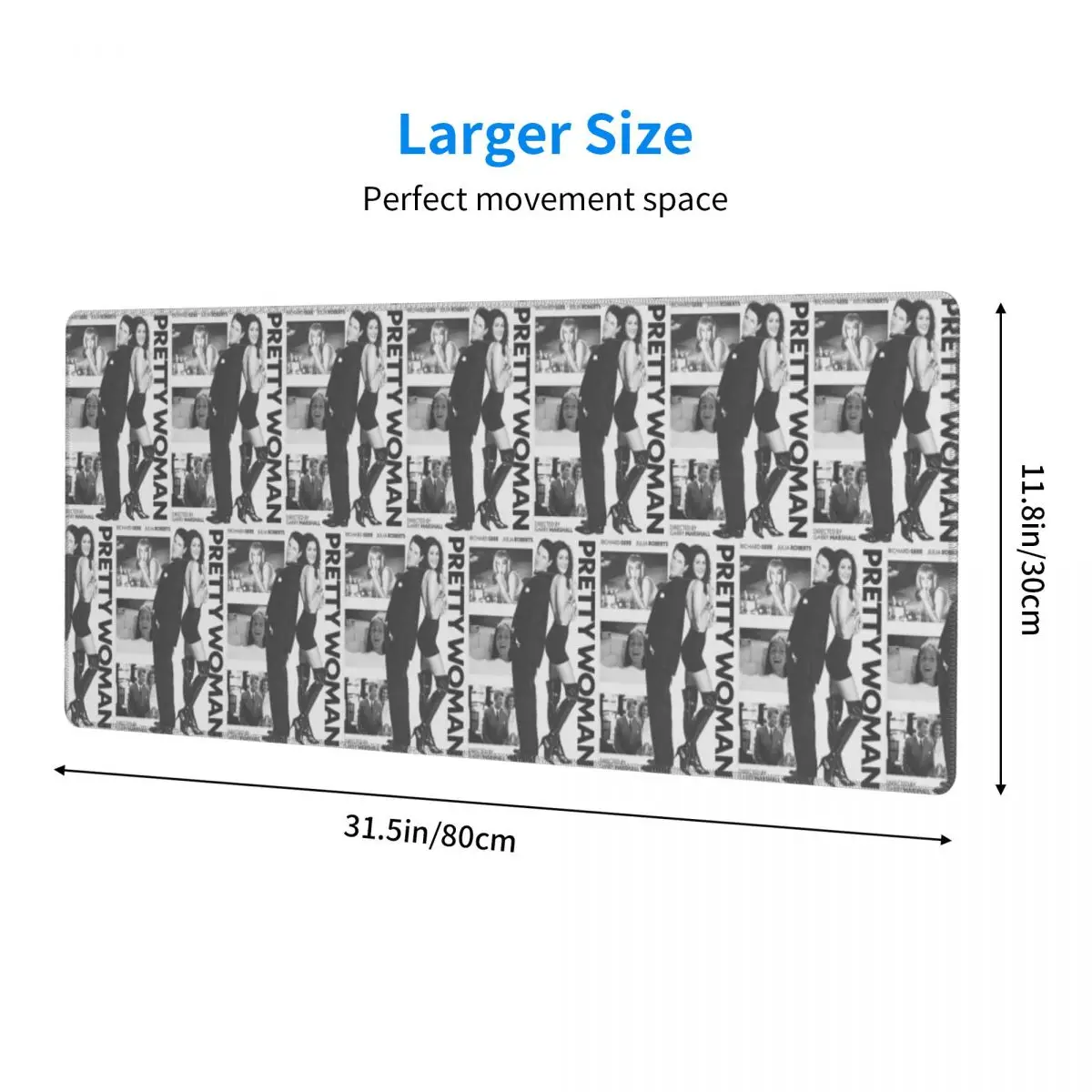 Pretty Woman 1990 Large Mouse Pad Computer Keyboard Mouse Mat Gamer PC Laptop Desk Mat Office Accessories Table Mats