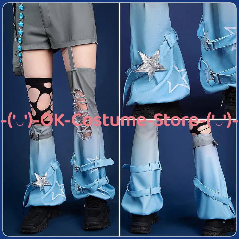 [Customized Size] NIJISANJI VTuber Twitch X Y4T4 Reina Cosplay Costume Watch Rei7 Outfit Halloween Carnival Party Uniform Suit view 5