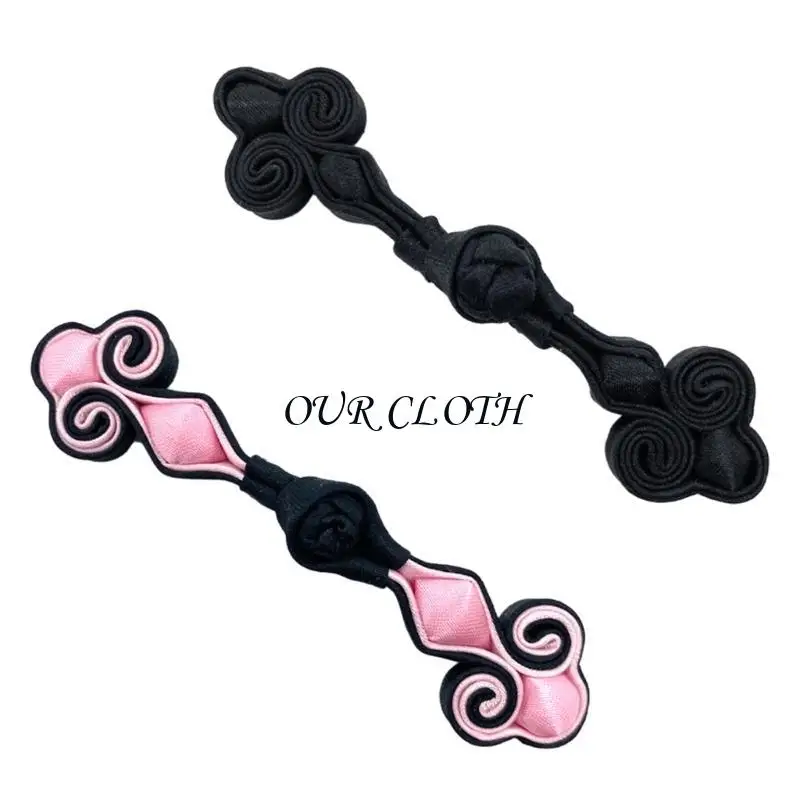 1pair Colorful Adjustable Sewing Fasteners Featuring Chinese Traditional Buttons Perfect for Sweater Scarf Cardigan Y1AC