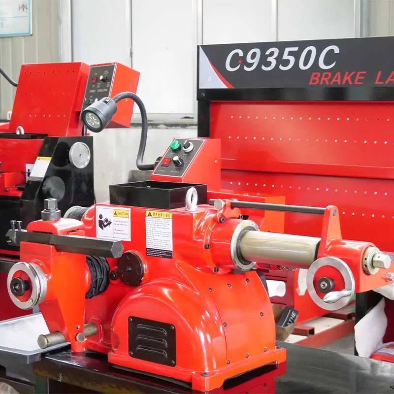 C9350C high quality mechanical light drum disc lathe, metal cutting brake lathe
