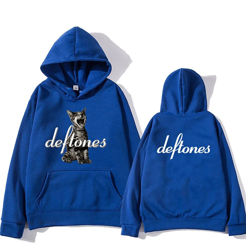 Deftones Around The Fur Tour Band Hoodie Punk Retro Pullover Hip Hop Band Hooded Unisex Street Casual Long Sleeve Hoodie New