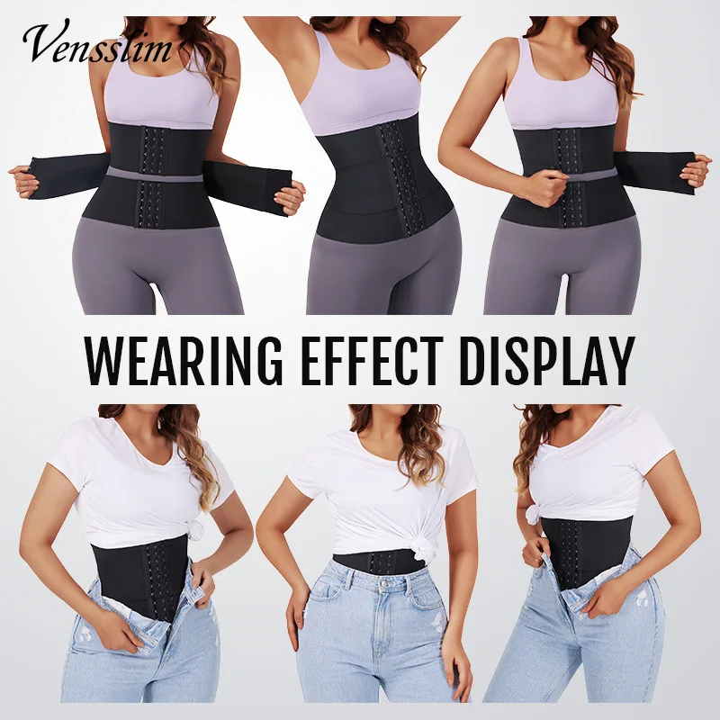 Waist Trainer for Women Seamless Underbust Waist Corsets Cincher Slimming Belt Adjustable Workout Girdle Hourglass Body Shaper