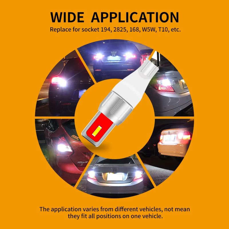 2PCS T15 W16W LED Reverse Light Bulb Canbus For Jeep Compass 2007-2010 Renegade 2015-2019 Patriot 2007-2017 Grand Cherokee 08-19