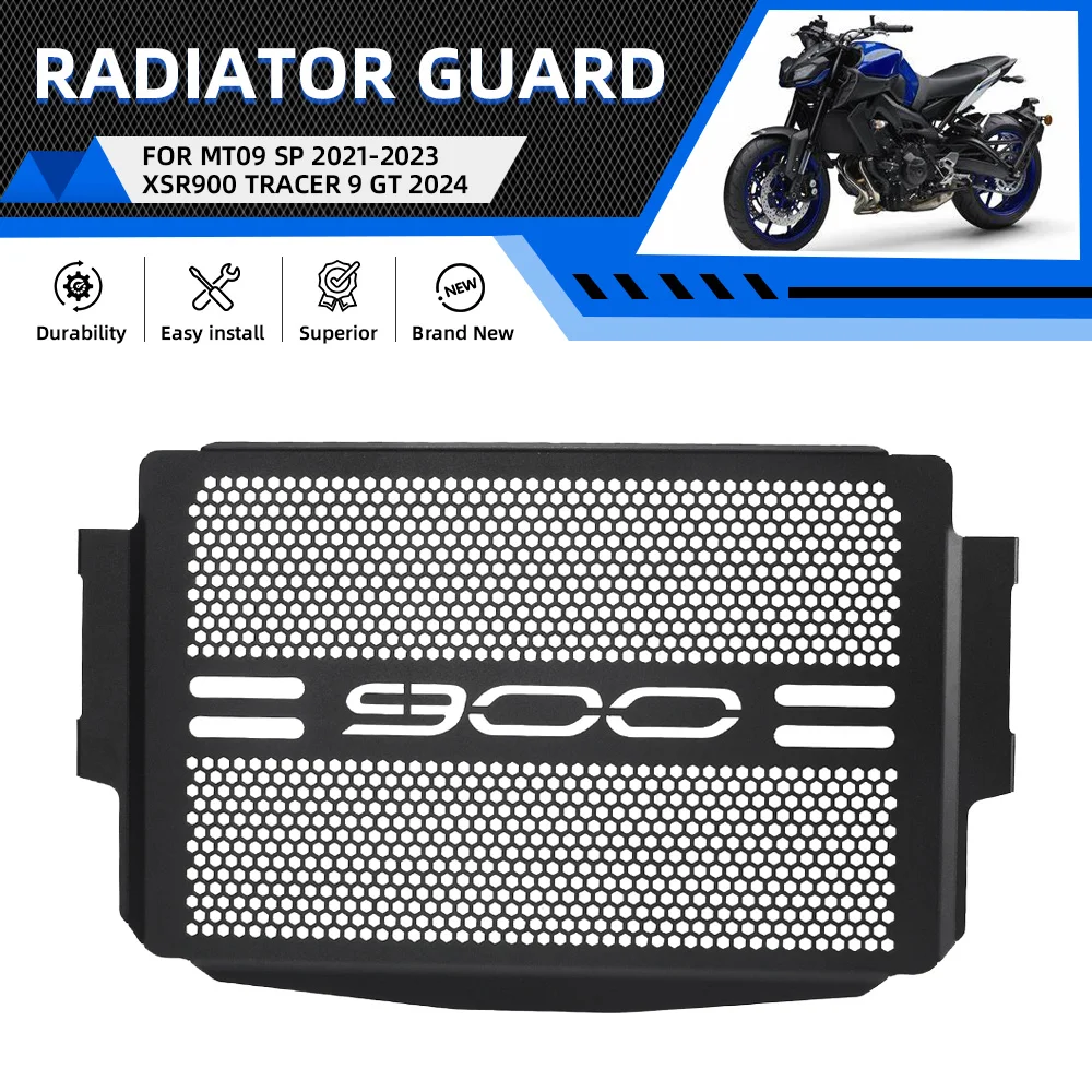 

For Yamaha MT-09 SP MT09 SP 2021-2022-2023 XSR900 Tracer 9 GT 2024 Motorcycle Radiator Grille Cover Guard Protection Protetor